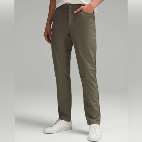 lululemon athletica Other - Lululemon ABC Classic-Fit 5 Pocket Pant 32L Warpstreme Army Green Size 34
